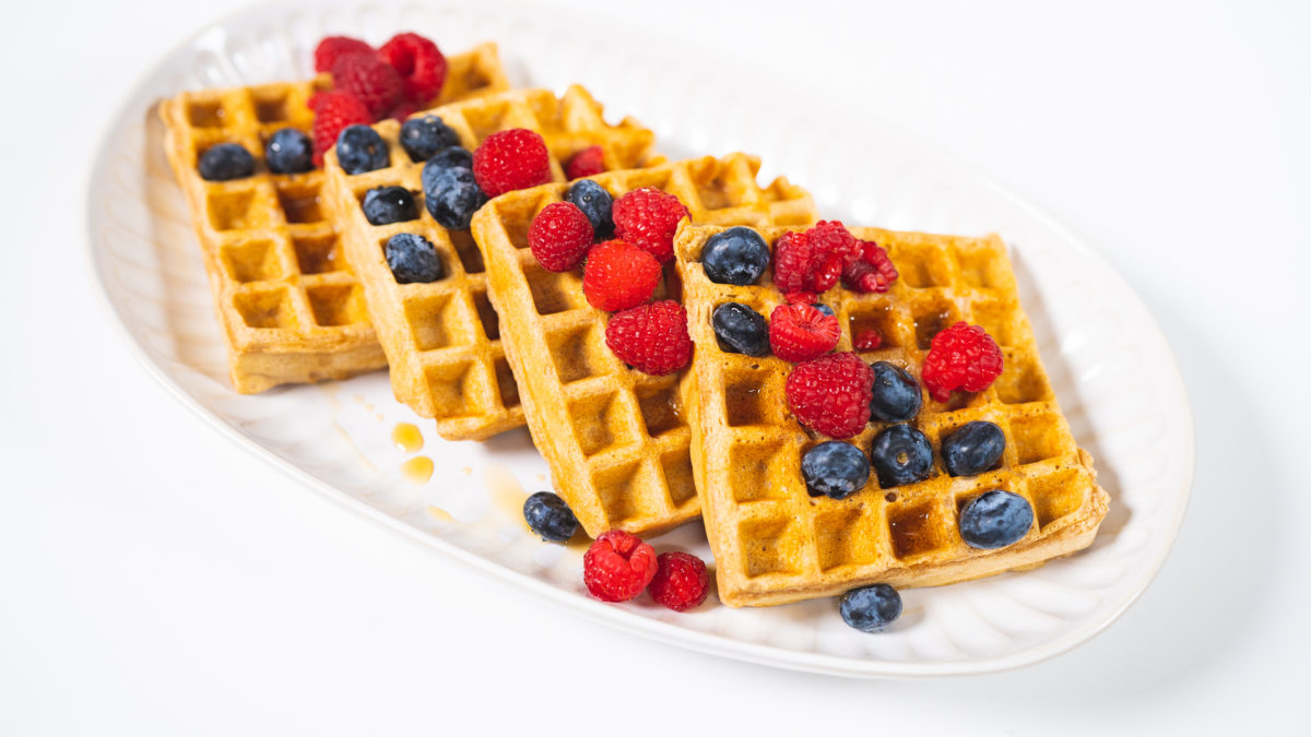 Whole Wheat Waffles - Homemade Cooking