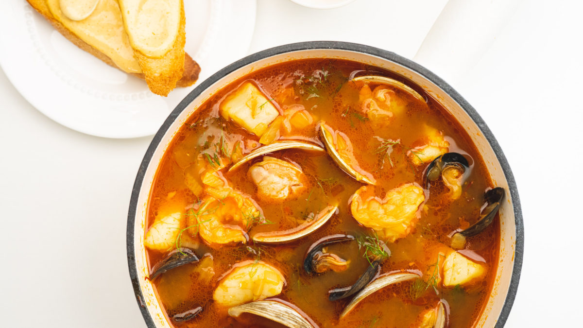 Seafood Bouillabaisse - Homemade Cooking