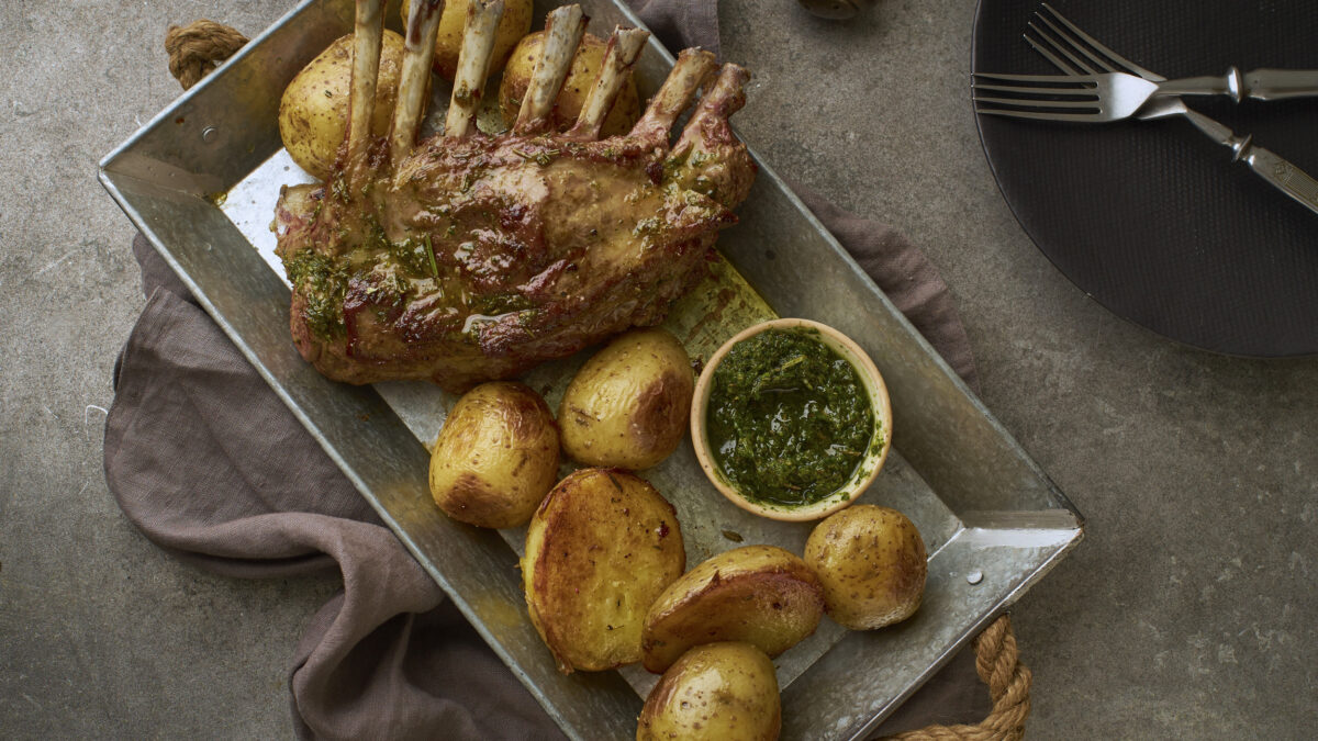 Herb-Crusted Rack of Veal - Homemade Cooking