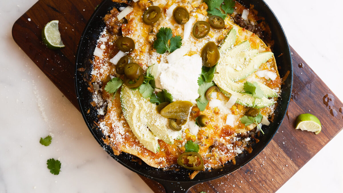 Elote Enchilada Pie - Homemade Cooking