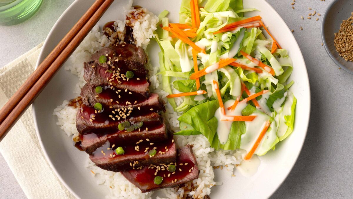 Seattle-Style Steak Teriyaki - Homemade Cooking